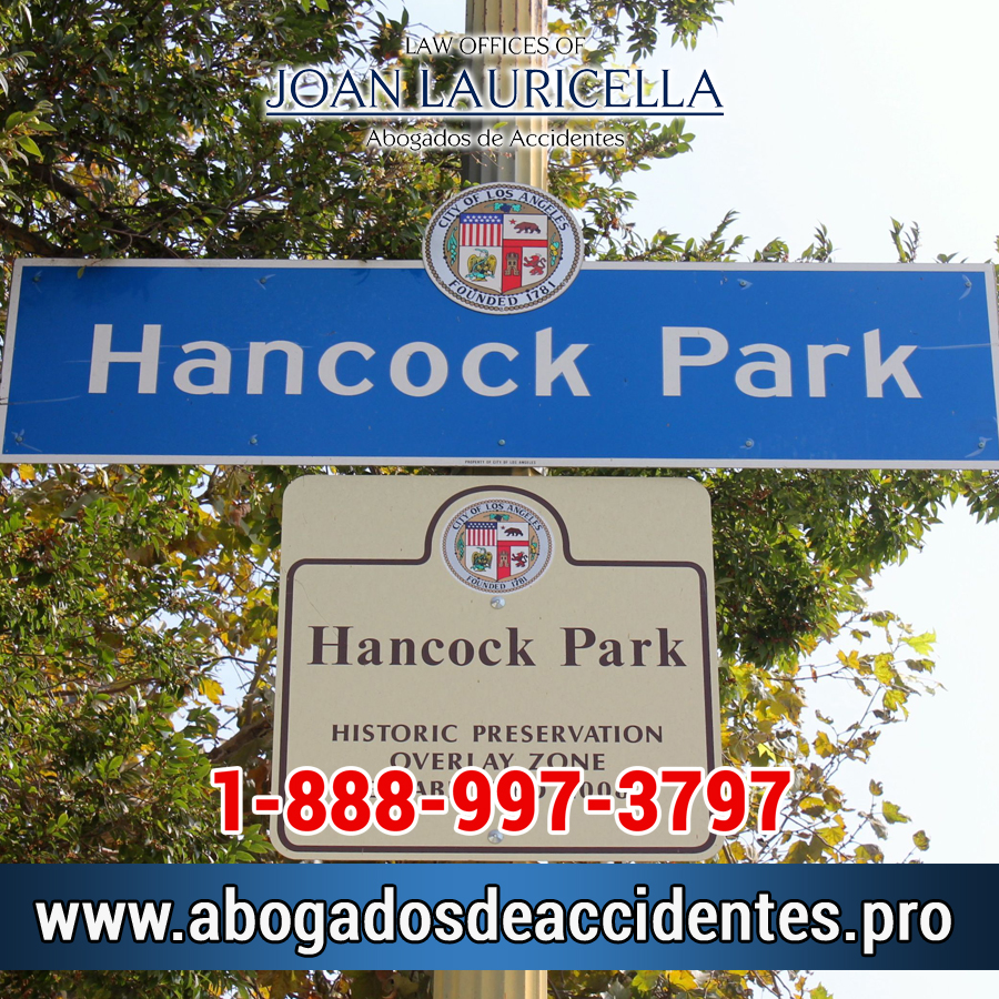 Abogados Accidentes en Hancock Park CA
