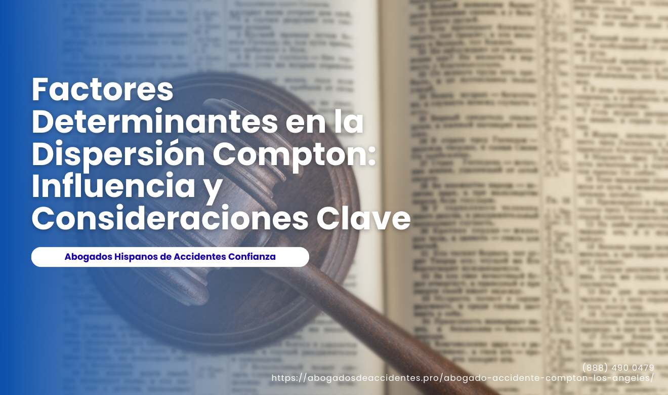 factores que afectan valor de compensación Compton