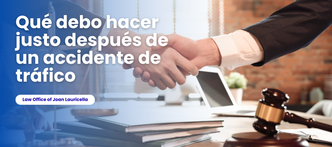 Qué debo hacer justo después de un accidente de tráfico