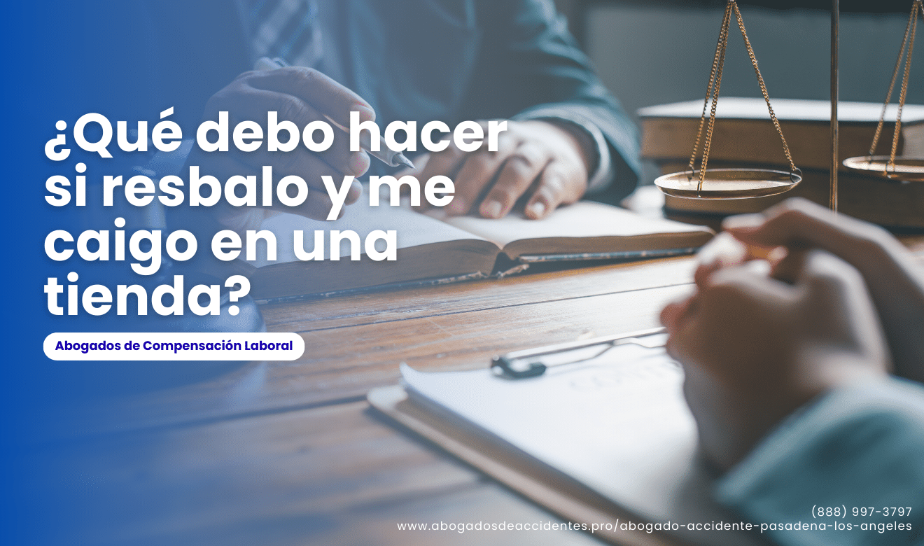 abogado de lesiones personales resbalón caída