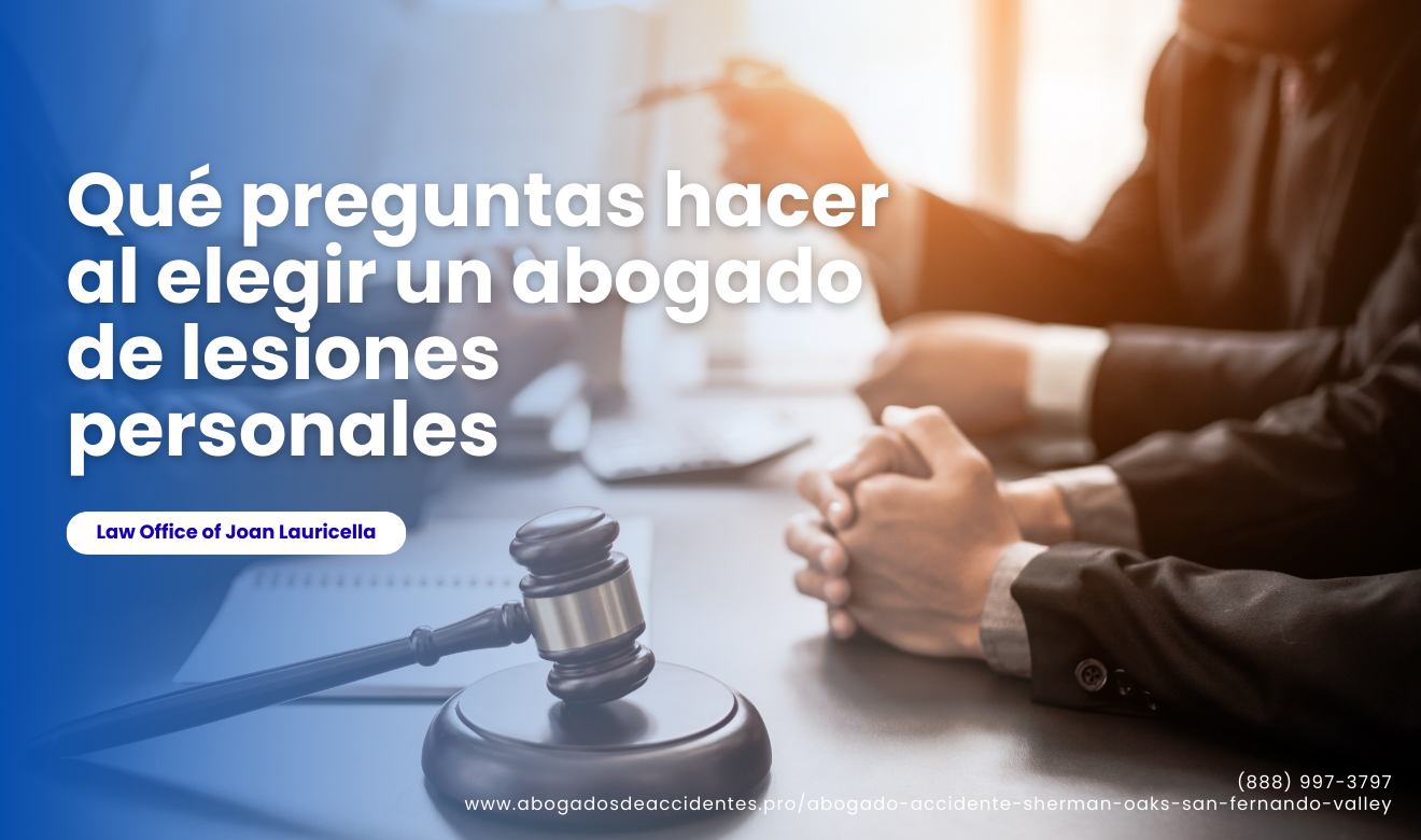 cómo elegir abogado de lesiones personales