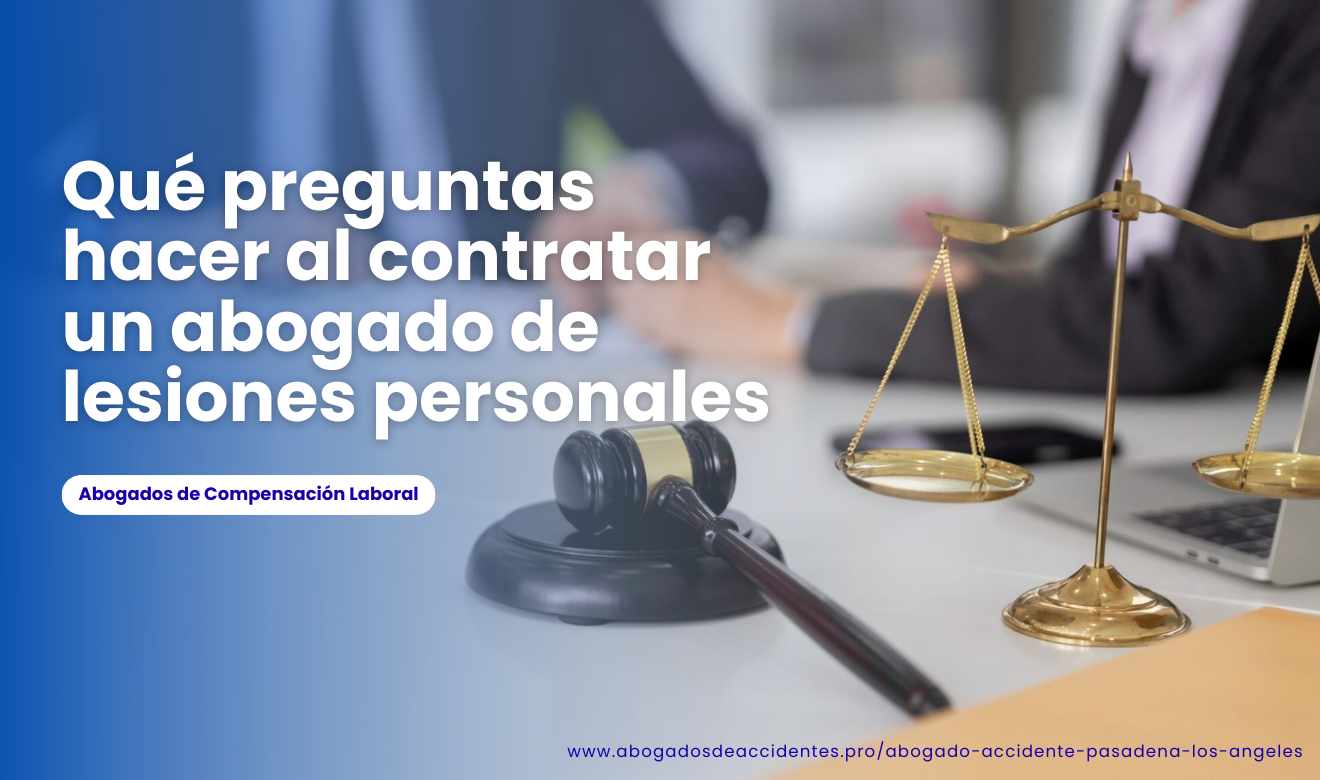 cómo elegir abogado de lesiones personales