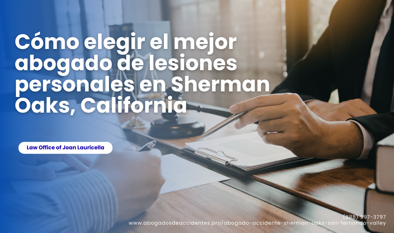 abogado de lesiones personales cerca de mí Sherman Oaks