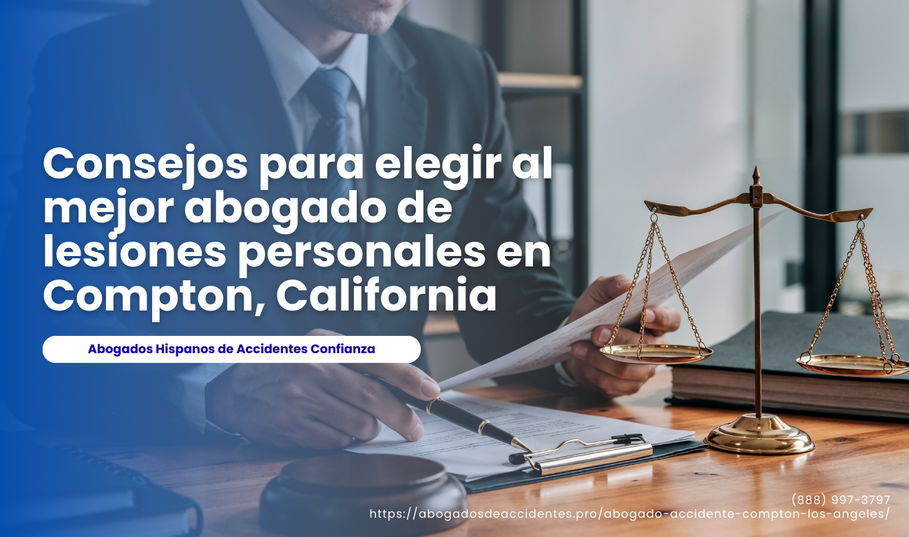 cómo elegir abogado de lesiones Compton