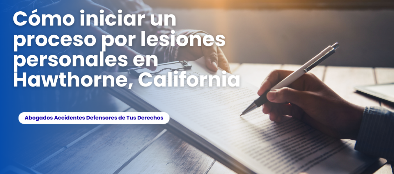 Cómo iniciar un proceso por lesiones personales en Hawthorn...