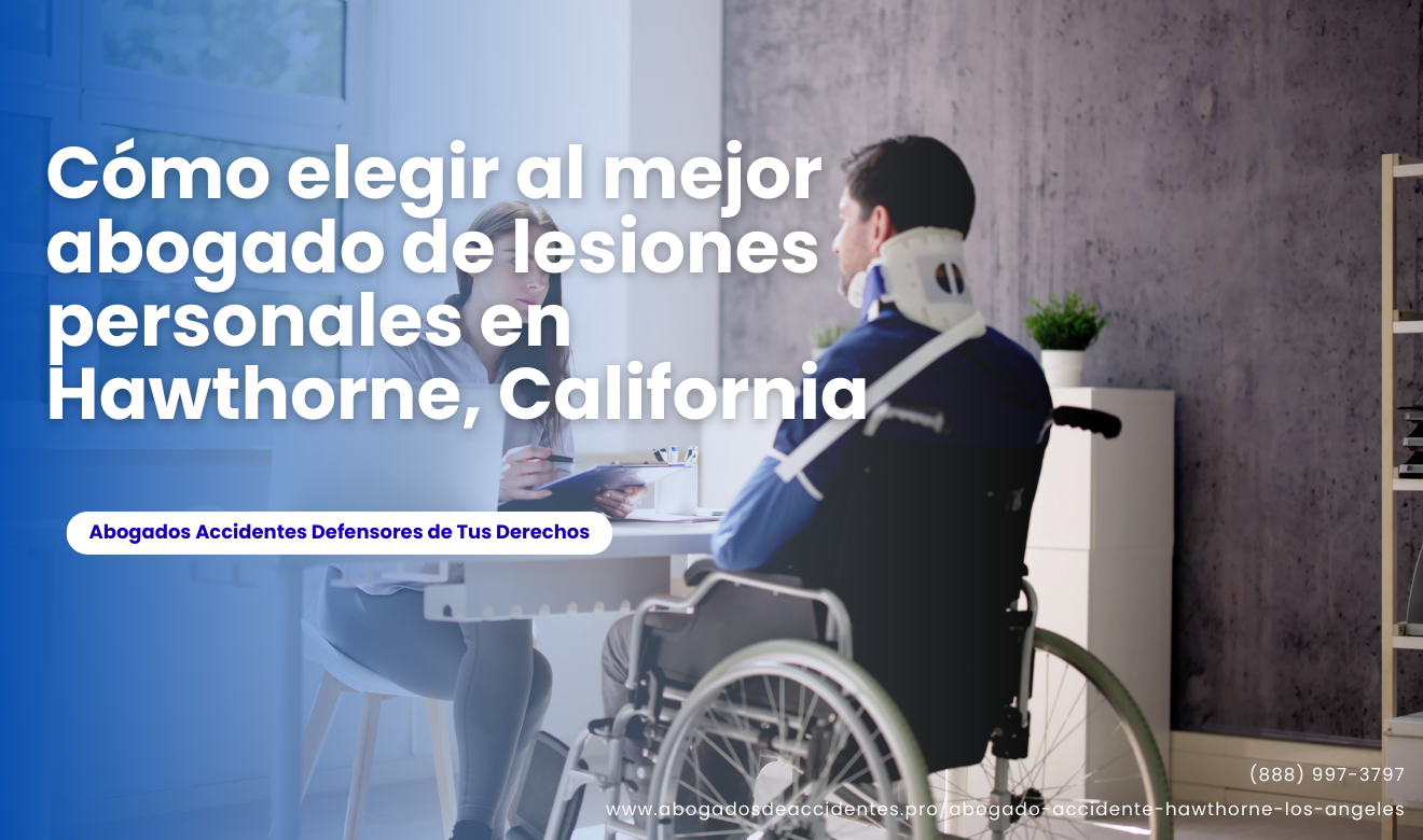 cuánto cuesta un abogado de lesiones personales Hawthorne