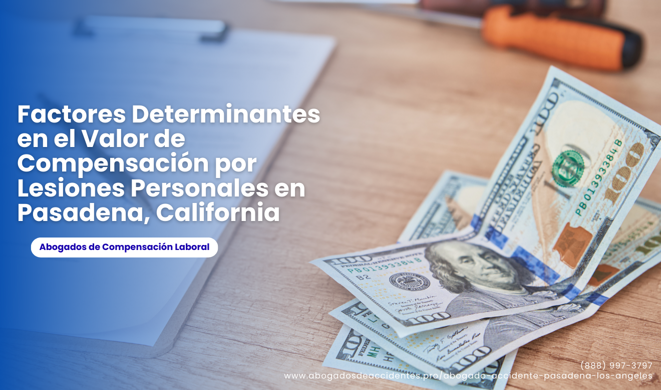 factores que afectan valor de compensación Pasadena