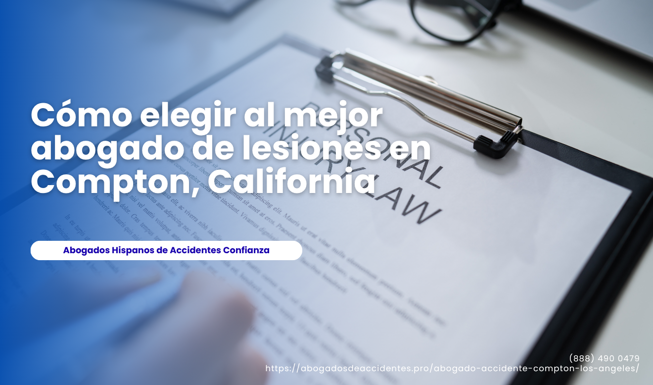 abogado lesiones negociación de acuerdo Compton