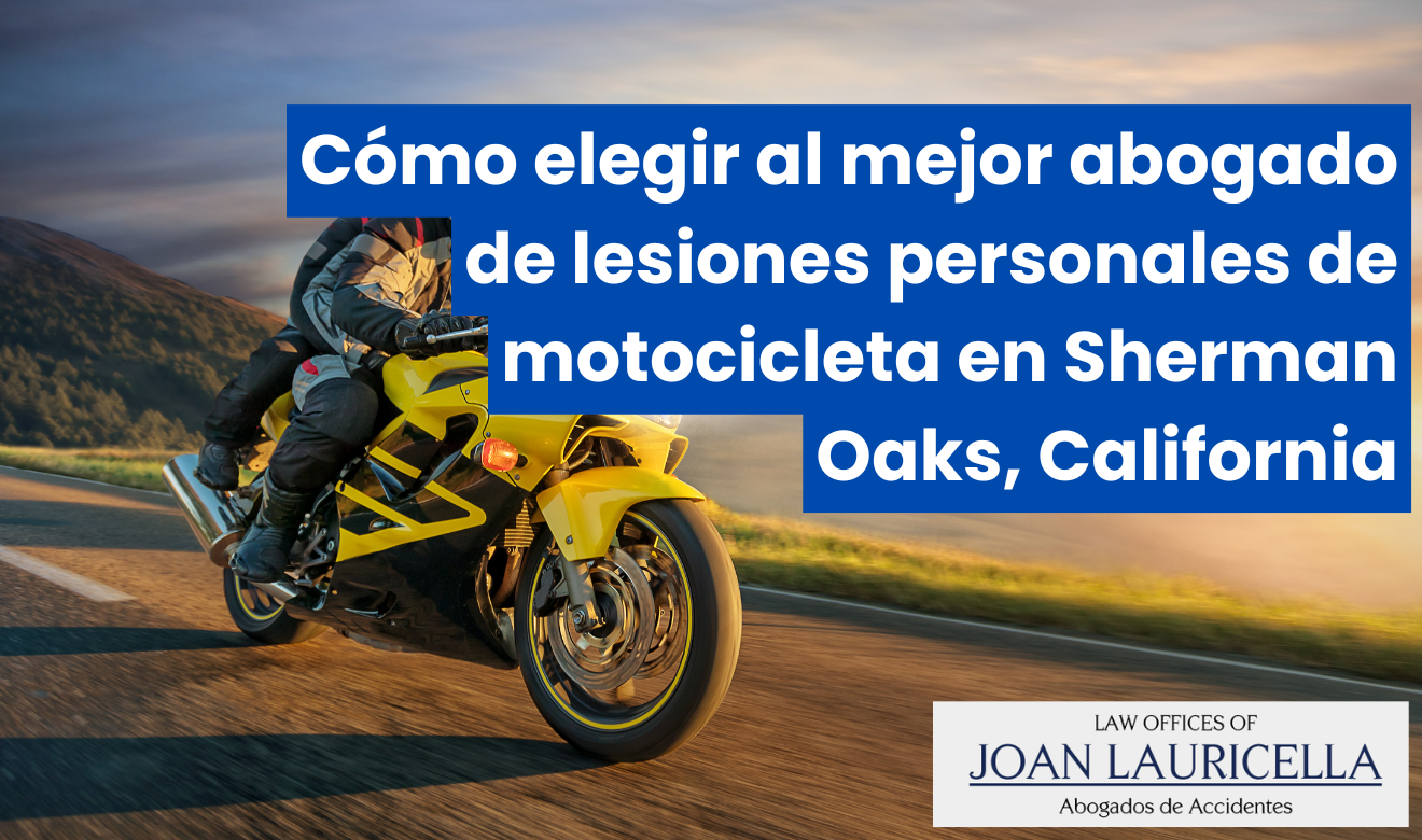 abogado lesiones personales moto Sherman Oaks