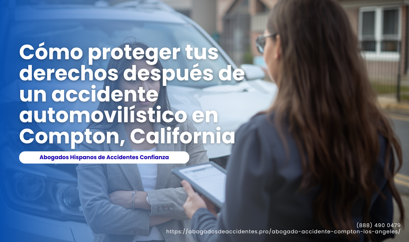 derechos tras accidente de auto Compton