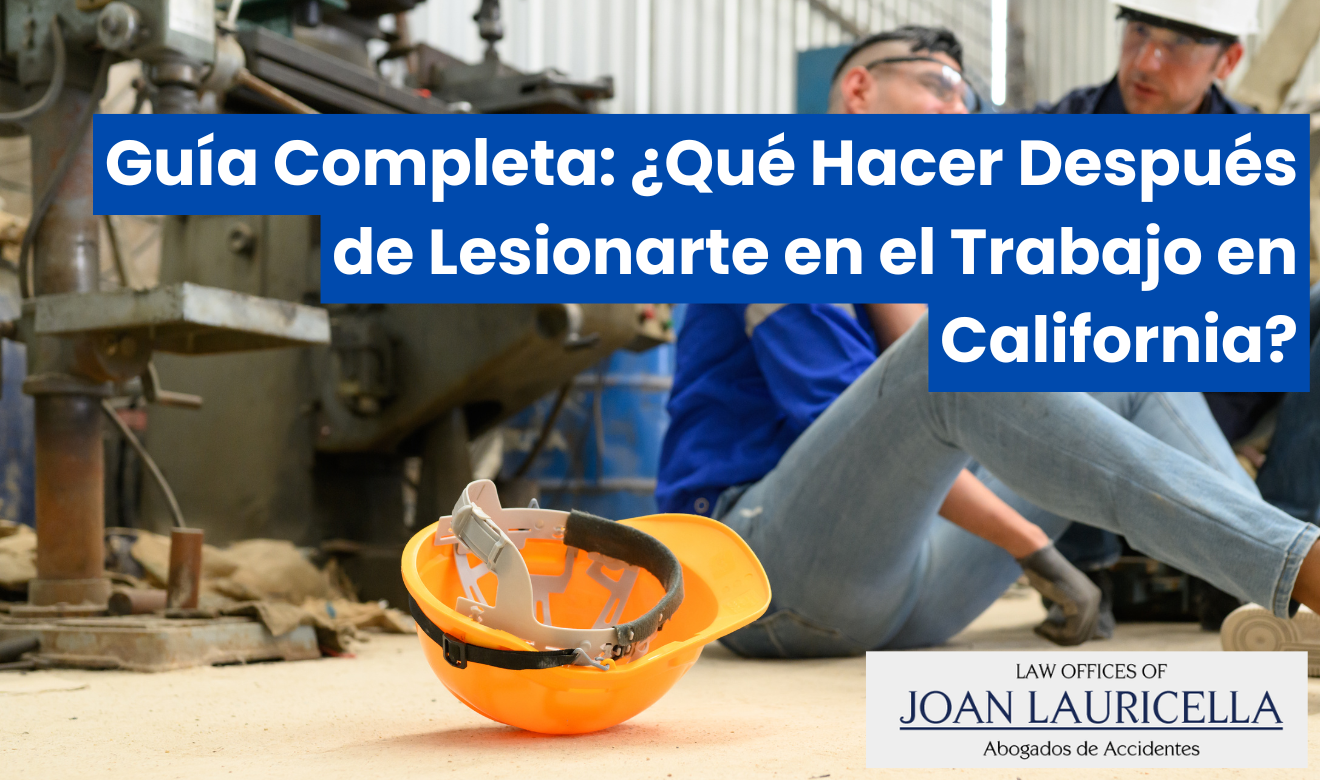 me lastimé en el trabajo qué hago ahora