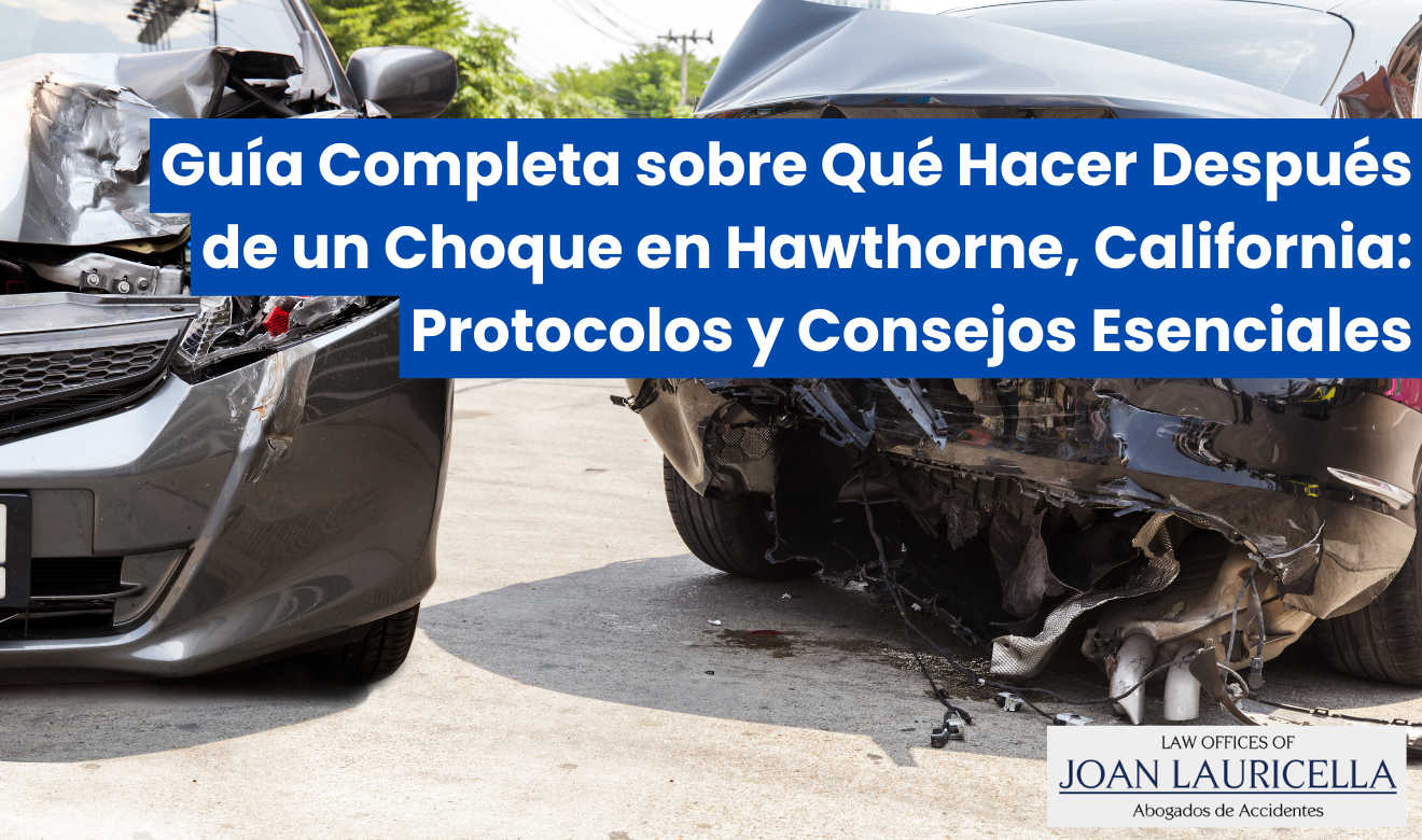 quƩ hacer despuƩs de un choque en Hawthorne
