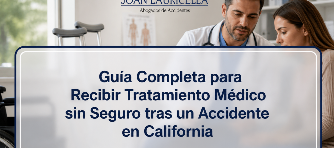 Guía Completa para Recibir Tratamiento Médico sin Seguro tras un Accidente en California