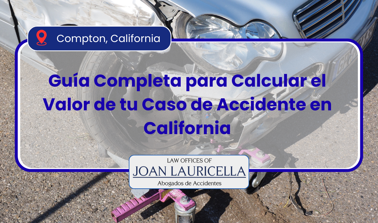 cuánto vale mi caso de accidente en California
